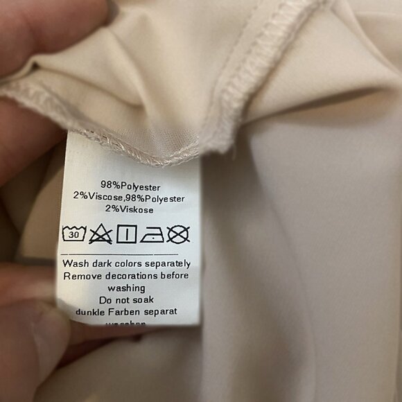 Amazon JASAMBAC Ruffle Sleeve Tie-Waist Blouse, Size XL - Picture 12 of 12